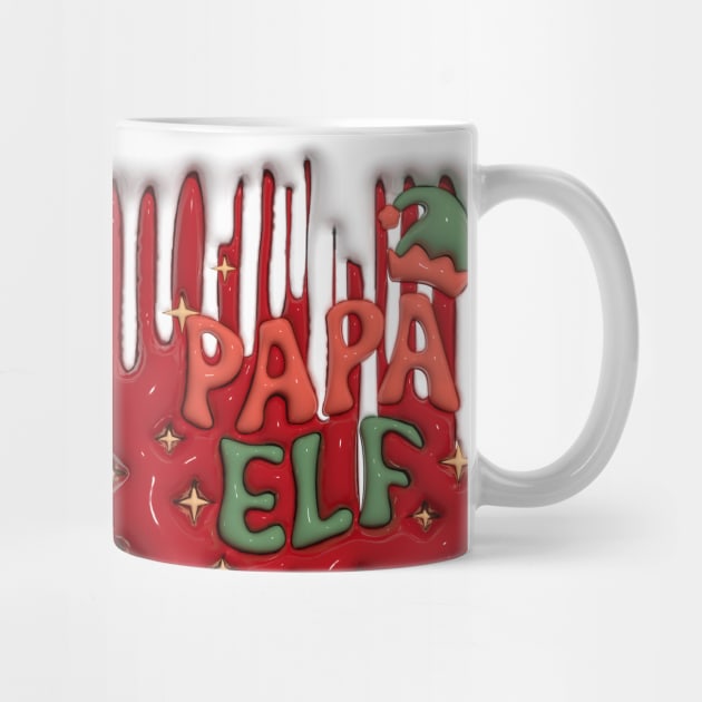 3D inflated effect Papa elf by Fun Planet